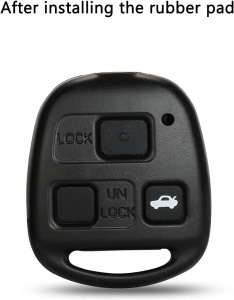 carcasa cheie auto cu 3 butoane techstar compatibila toyota yaris cu buton blocare si deblocare