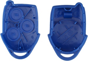 Set 2 huse silicon albastru Ford – față și spate
