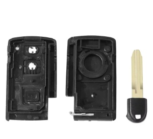 Carcasa cheie auto Techstar pentru Toyota 2 butoane compatibila Corolla Prius Camry RAV4 vedere set complet cu lama si surub