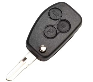 carcasa cheie auto tip briceag deschisa cu lama metalica