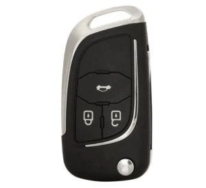 carcasa cheie techstar opel chevrolet astra cruze corsa cu margine cromata si 3 butoane