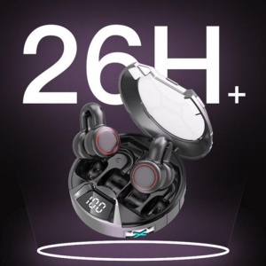 Afisaj LED carcasa casti Bluetooth Techstar K23 cu indicator baterie