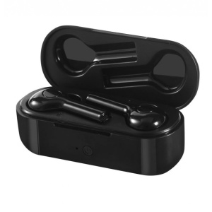 Casti Techstar® TWS TW08, Wireless si Bluetooth V5.0, Waterproof, Negru, HiFi, Anynet - Img 2