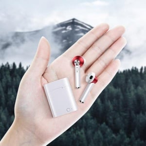 Casti TWS D-12A, Techstar®, Wireless, Bluetooth 5.0, HD Audio, Binaural, Android, iOS - Img 3