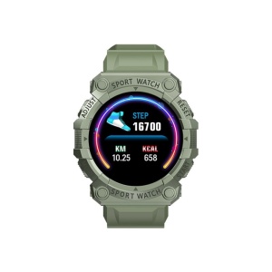 Ceas Smartwatch Techstar® FD68, 1.3" IPS, Design Sport, Bluetooth 4.0, Monitorizare Tensiune, Puls, Verde - Img 2