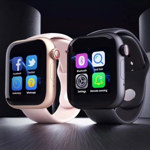 Ceas Smartwatch Techstar® Z6, 1.54inch IPS LCD, Bluetooth 3.0 + EDR, Cartela SIM, MicroSD, Monitorizare Somn, Auriu - Img 2