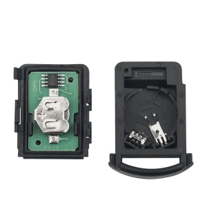 Cheie auto completa cu telecomanda Techstar compatibila cu Opel Corsa C, Combo, Meriva, Tigra, Vauxhall, 2 butoane, 433 MHz, 5WK48669, interior carcasa