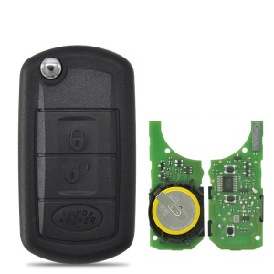 Cheie auto completa Techstar Land Rover Range Rover Discovery 3 butoane 433mhz 7941 cip baterie reincarcabila cu placa electronica si cip vizibile