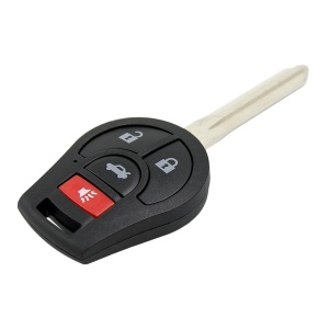 lama cheie auto detasabila pentru carcasa programabila nissan, model cu 3+1 butoane