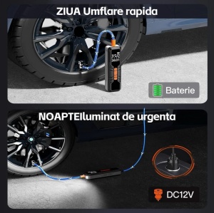 Compresor auto Techstar LW-8018 utilizat pentru anvelopa