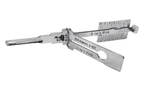 Decodor Lishi HU64 in utilizare pentru deblocare usa si contact Mercedes-Benz