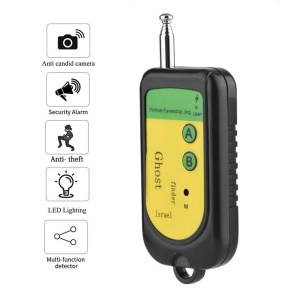 Detector RF Techstar cu indicator de intensitate a semnalului si moduri de cautare lunga si scurta distanta