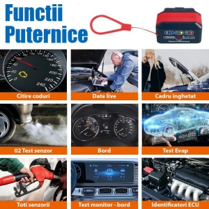 Utilizare adaptor OBD2 KONNWEI KW906 pentru citire date masina