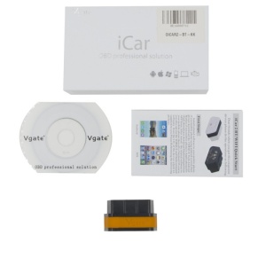 Set complet diagnoza ICar2 VGate OBD2 Bluetooth cu CD si accesorii