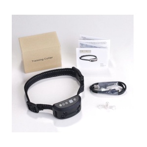 Zgardă educativă reîncărcabilă - Opțiuni sunet/vibrație/șoc, USB, pentru orice rasă