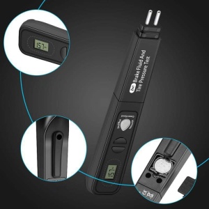 Afisaj LED si moduri de testare lichid frana Techstar 2in1