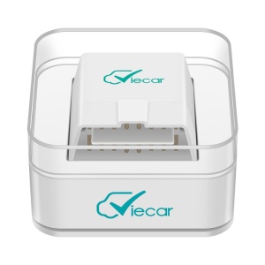 Adaptor auto Viecar alb OBD2 cu design compact