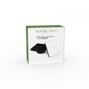 Accesorii montaj intrerupator touch Techstar TG02 negru doua faze
