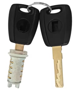 Set 2 chei brute pentru butuc yala Fiat/Alfa, cap negru