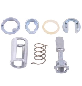 Kit reparatie incuietoare yala usa fata Techstar compatibil VW Golf 4 1997-2006 Bora 1997-2006 7 piese vedere laterala