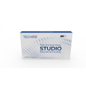 Microfon Profesional de Studio, Techstar® BM800 Condenser, Stand Inclus pentru Inregistrare Vocala, Streaming, Gaming, Podcast, Vlog, Gold - Img 12