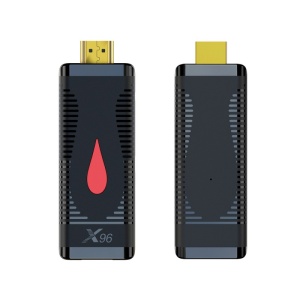 Mini PC TV Box X96 S400 Android 10 4K HDR vedere spate verticala