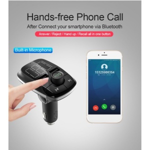 Modulator FM Auto Wireless T50 Car Kit Bluetooth MP3 Player Dual Usb Port - Img 6