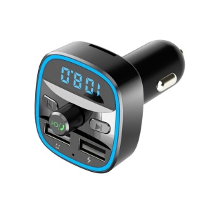 Modulator FM Techstar® T25, Wireless, Bluetooth 5.0, Microfon Integrat, Quick Charge, Slot MicroSD, Ambient Light - Img 5