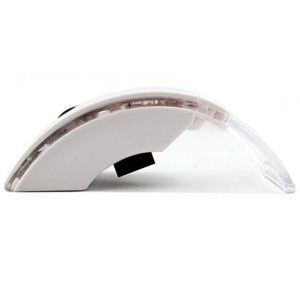Mouse Wireless Pliabil M2 Alb 2.4G Optic USB Receiver Pentru Laptop PC - Img 2