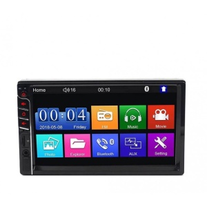 MP5 Player Techstar® 7033, 2DIN, Camera Marsarier, Ecran HD Touch 7", Comenzi Volan, Telecomanda, MirrorLink, Bluetooth 4.2 - Img 6