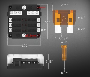 Manual instalare panou sigurante auto 12V/24V