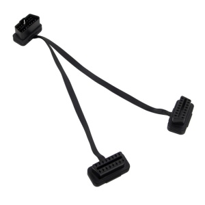 Cablu scurt OBD2 2 in 1 Techstar pentru interfete diagnoza