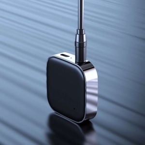 Receptor Bluetooth Techstar® J21, Wireless, Bluetooth 5.0, AUX Out, Acumulator, Clips Prindere - Img 2