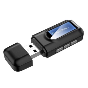 adaptor bluetooth Techstar T16 cu afisaj digital si mufa USB