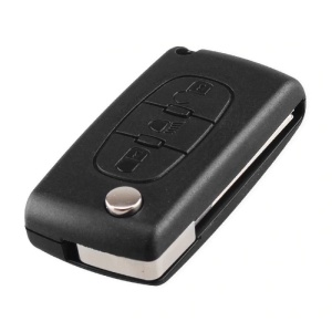Resigilat Carcasa Cheie Auto Techstar® compatibila cu Peugeot, Citroen, 207,307, 407, C2, C3, C4, C5, C6, C8, cu 3 Butoane, HU83, CE0536