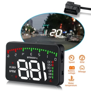 Resigilat Ecran HUD Techstar® Head-Up Display, Proiector Parbriz, Afisare Multiple Informatii, Conexiune OBD2 - Img 5