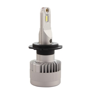 Set 2 LED-uri Auto Techstar® X9, H7, 60w, 8000 Lumeni, 6500K, AUTO, 12-24 Volti, CSP, Canbus, Miez Cupru, Radiator Aluminiu - Img 2