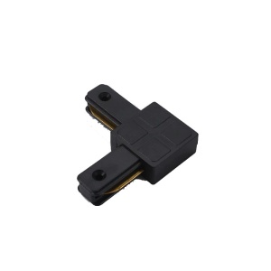 conector negru forma L pentru sina monofazata Techstar RailRacks