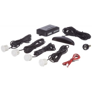 Set Senzori parcare auto detector parktronic display radar monitor 4 senzori ALB - Img 4