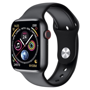 Smartwatch Techstar® W26+, Ecran Touch, IPS 1.75 inch HD, Bluetooth 4.2, Monitorizare Tensiune, Puls, Temperatura, Negru - Img 1
