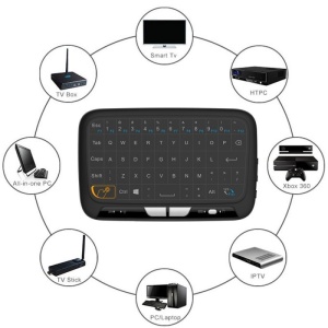 Tastatura H18 Techstar cu touchpad si instructiuni de utilizare, vedere sus