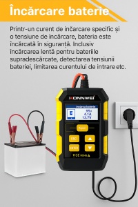 tester kw510 display pornit pe modul testare