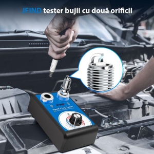 Demonstratie testare bujie cu dispozitiv JFIND B0198-1