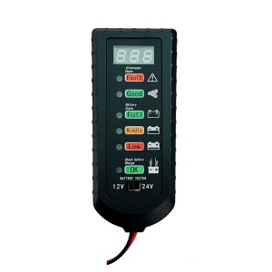 Tester vertical pentru alternator si acumulator auto cu afisaj pe LED