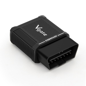 Vgate vLinker MS – vedere laterală cu pini OBD-II