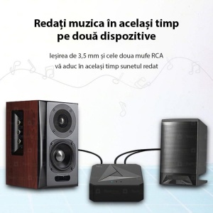folosire adaptor bluetooth techstar m21 pentru boxe si amplificatoare