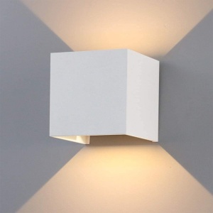 lampa perete interior exterior alb cub techstar