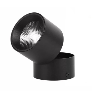 Aplica LED Techstar® AP, Putere 15W, Culoare Lumina 4500K, Diametru 8.7cm, CRI 80+, Corp Aluminiu, Reglabil 90°, Negru - Img 7
