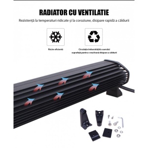 prezentare componente bara proiector led techstar pna3
