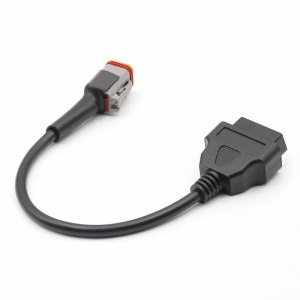 cablu adaptor diagnoza moto Harley Davidson OBD2 6 pini la 16 pini Techstar